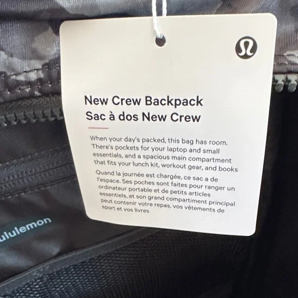 Lululemon New Crew Backpack – NWT - Picture 11 of 12